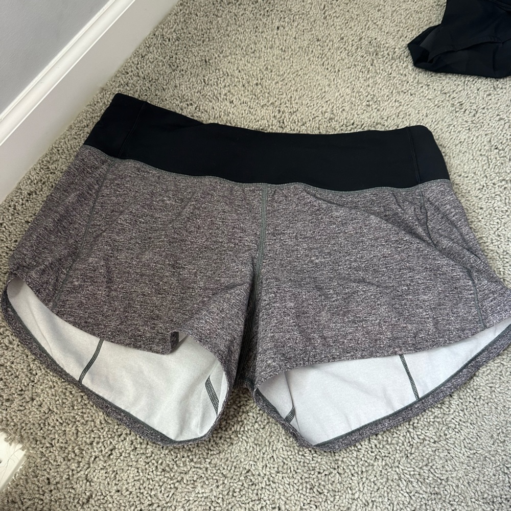 Grey Lululemon shorts